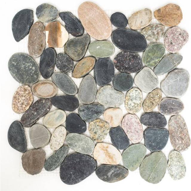 Mosaik Pebble Stone Kiesel Pris Per Ark