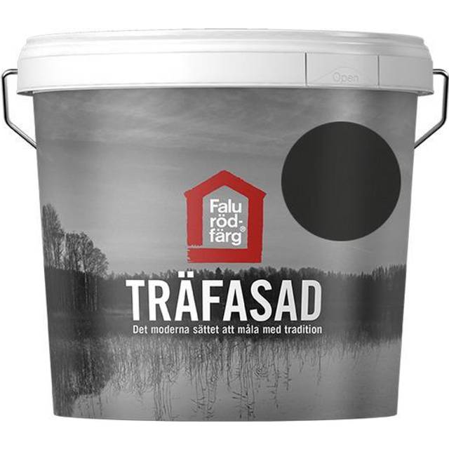 Falu Rödfärg Fasadfärg, Träfasad helmatt, 10L, Ljusröd