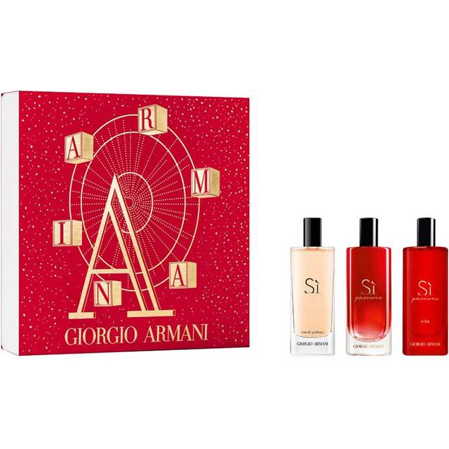 Giftset Armani Si 15ml + Si Passione 15ml + Si Pasisone Eclat 15ml