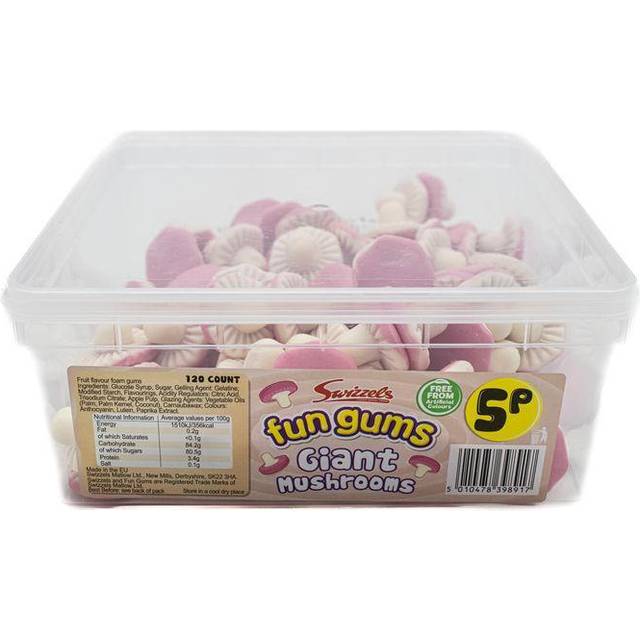 Swizzels Fun Gums Giant Mushrooms 5P (120 x 5P)