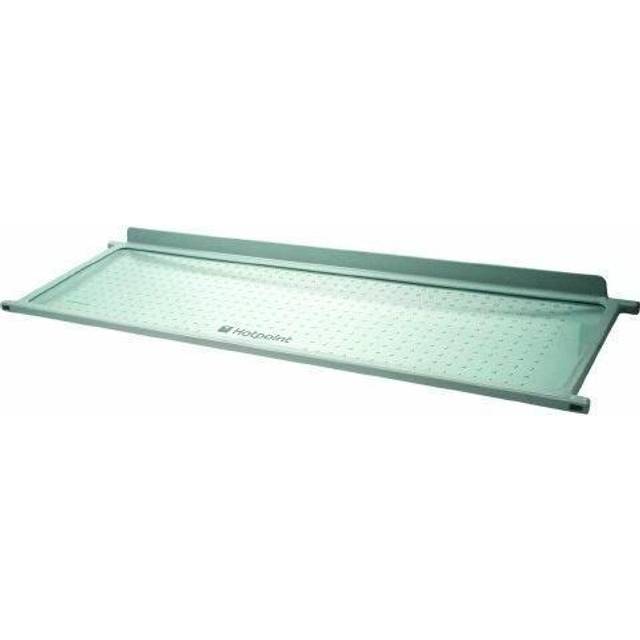 Glass Shelf Rear 489x144x25 Rohs for Hotpoint Fridges and Freezers