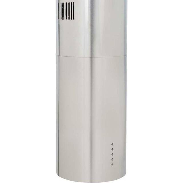 35cm Cylinder Island Cooker Hood Extractor Fan In Stainless Steel - SIA CYL35SS