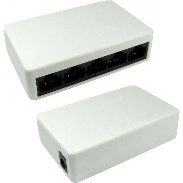 5 port way 10/100mbps ethernet network switch rj45 lan box selector splitter hub