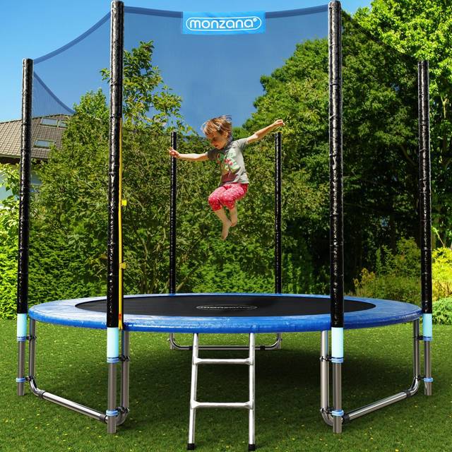 8ft Trampoline Set with Safety Net TÜV SÜD Certified Safety