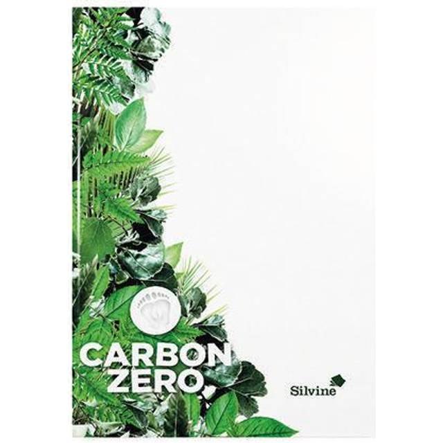 SILVINE PREMIUM CARBON ZERO CERTIFIED A4 CASEBOUND NOTEBOOK