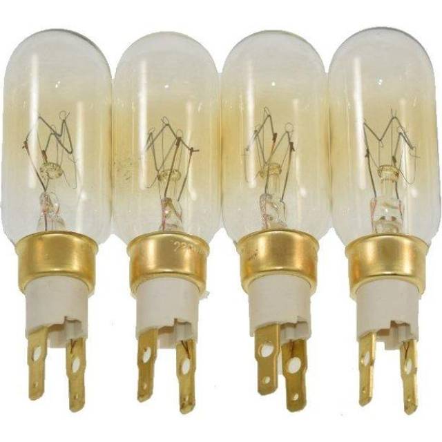 4 x American Style T Click 40W 240V Fridge Freezer Bulb Lamp