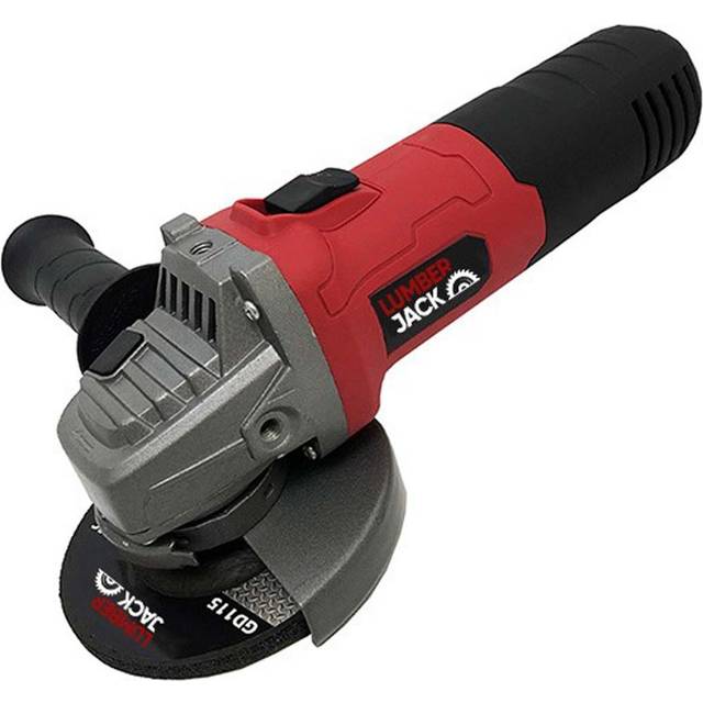 Lumberjack Electric Heavy Duty Trade Angle Grinder 115Mm, Red