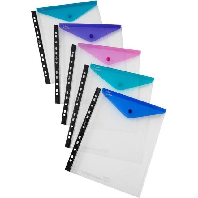 Snopake Polyfile Ring Binder Wallet High Capacity A4 [Pack 5] - 15695