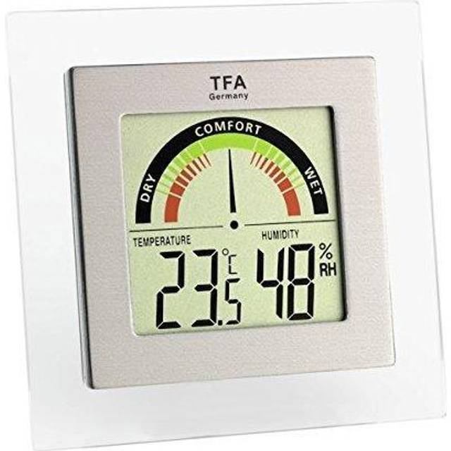 TFA Dostmann Digital Thermometer Hygrometer with Comfort Zone Dial