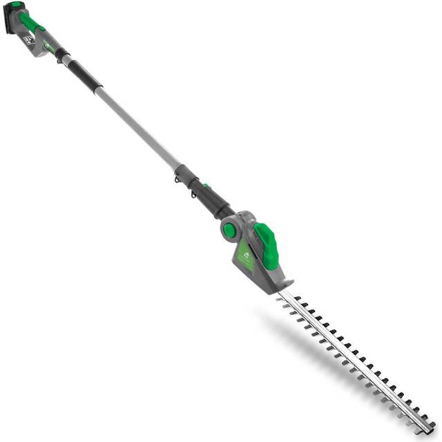 Gracious Gardens Cordless 18V Long Reach Telescopic Hedge Trimmer w/ Battery And Charger