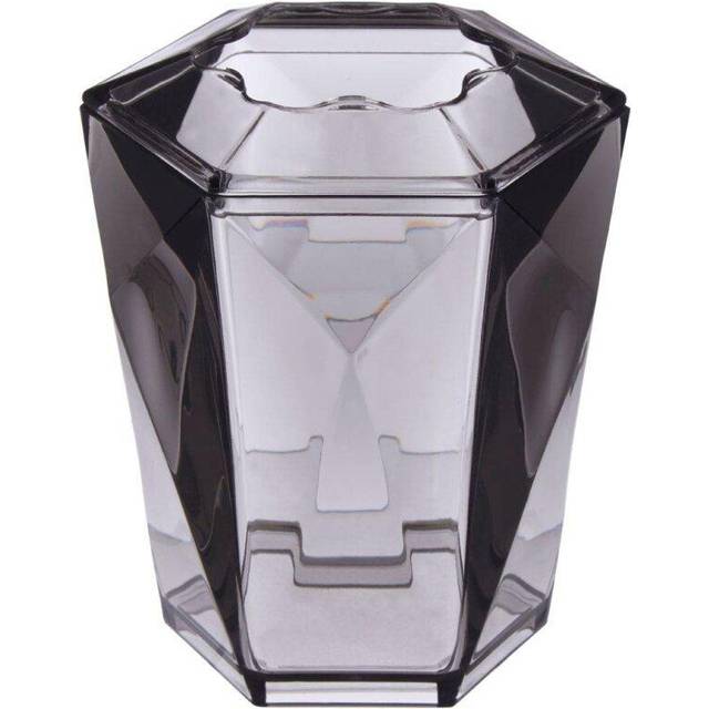 Premier Housewares Dow Grey Acrylic Toothbrush Holder