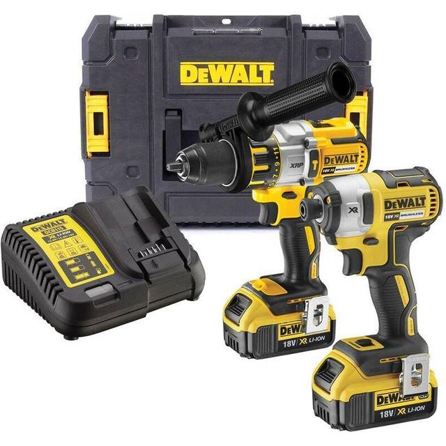 DCK276M2T 18v Brushless DCD996 Combi Drill DCF887 Impact Driver 2 x 4.0ah - Dewalt