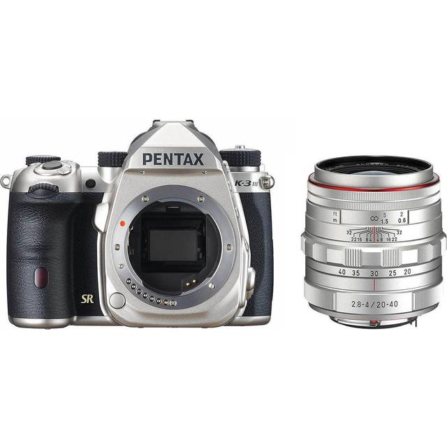 Pentax K-3 Mark III Digital SLR in Silver with Pentax HD 20-40mm F2.8-4 ED DC WR Lens in Silver