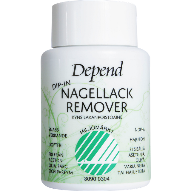Depend Miljøvenlig dip in-neglelakfjerner 5ml