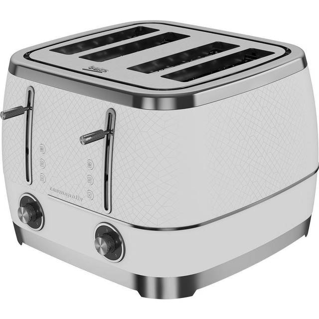 Beko Cosmopolis 4 Slice Toaster - White & Chrome