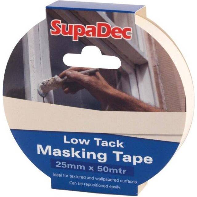 SupaDec Low Tack Masking Tape - Cream - one size