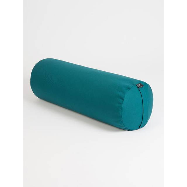 (Teal) Yoga Studio EU Organic Buckwheat Bolster