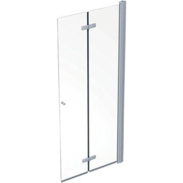 Ifö Showerama Duschdörr silver/klarglas, höger 90 cm