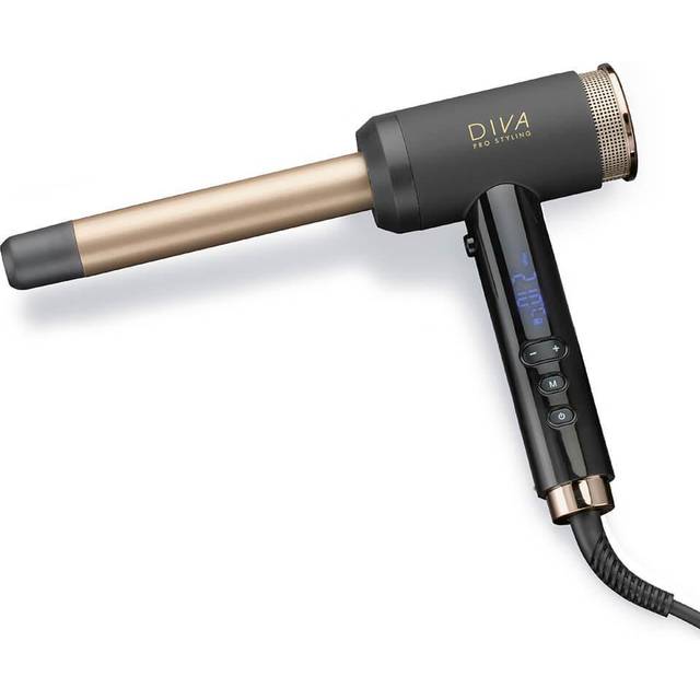 Diva Professional Air Curl 25mm - Keratin, Macadamia & Argan Oil barrels for an ultra-smooth & shiny finish