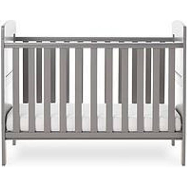 Obaby Grace Mini Cot Bed Taupe Grey, Grey