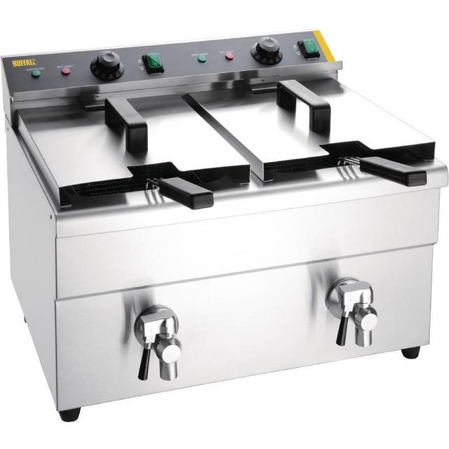 Buffalo Twin Tank Induction Fryer 2x3kW