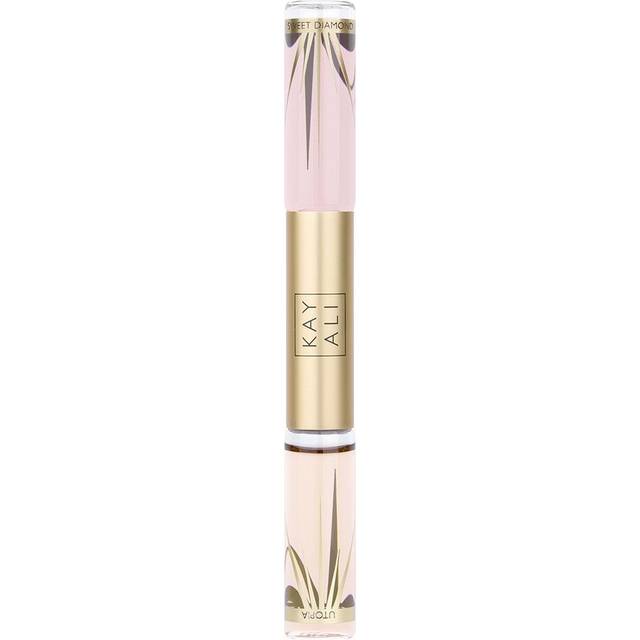 Duo Set Huda Beauty Kayali Söt diamant Pink Pepper 25 & Utopia Vanilla Coco 21 Eau De Parfum för kvinnor 2 st 5 ml
