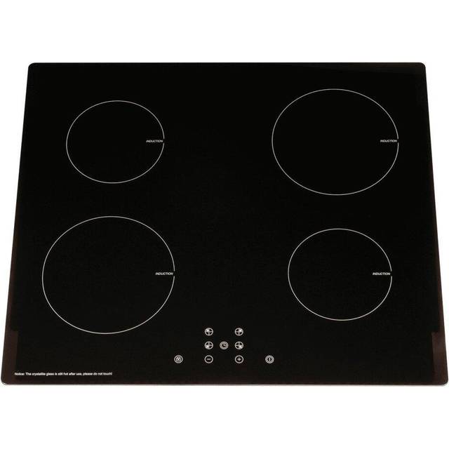 SIA 60cm 4 Zone Touch Control Induction Hob Black ECO 13 Amp Plug In - INDH61BL