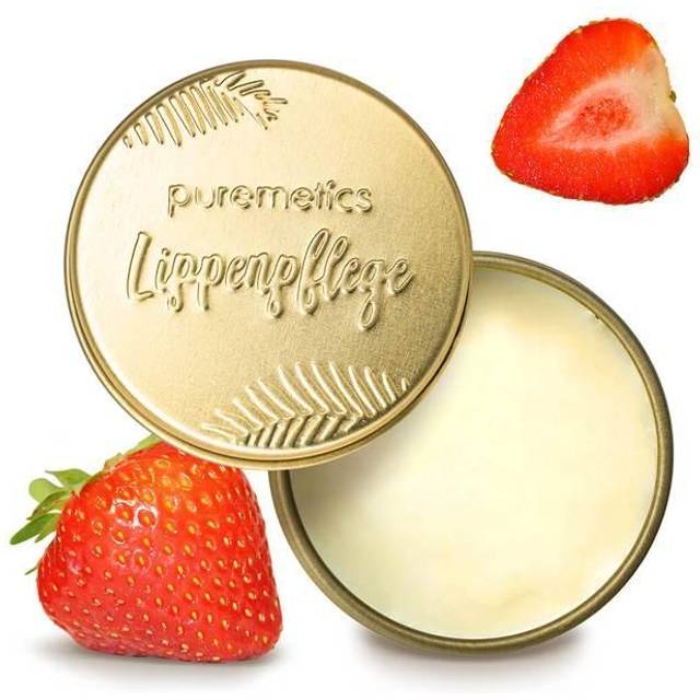 puremetics Læbepomade Jordbær, 10g