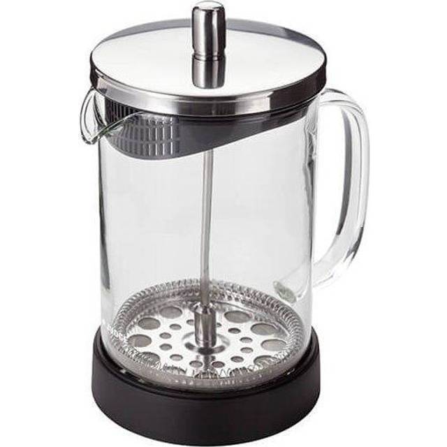 Judge, Coffee - Glass Cafetiere - Clear;Silver (6 cup)