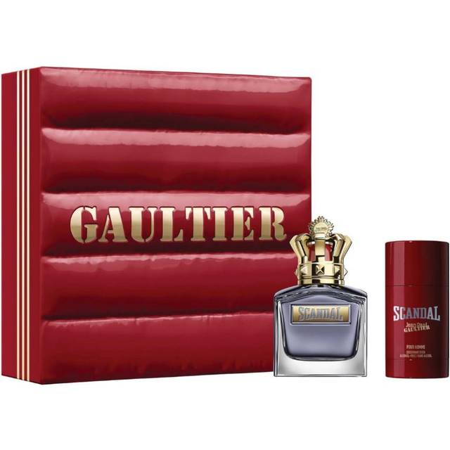 Jean Paul Gaultier Scandal Pour Homme 100ml Eau De Toilette Spray + 75ml Deodorant Stick Gift Set