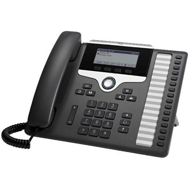 Cisco 7861 Ip Phone Black Silver 16 Lines Lcd