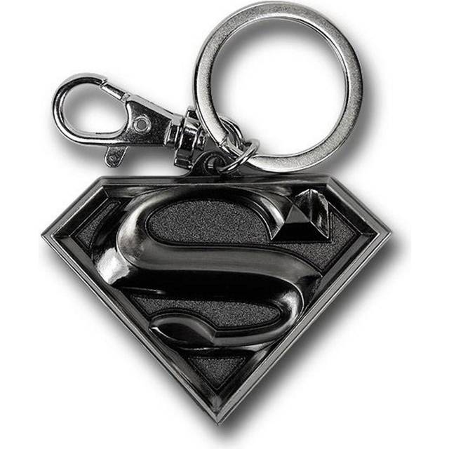 DC Superman Logo Pewter Keyring  2''