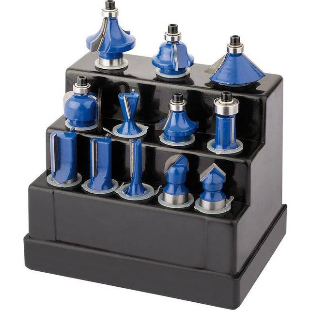 Wickes 12 Piece 1/2 inch Router Bit Set