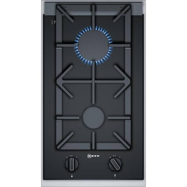 NEFF N90 Domino Gas Hob On Ceramic Glass Black 30cm - N23TS29N0