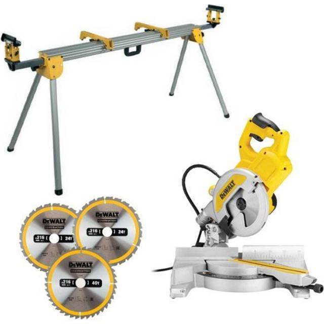 Dewalt DWS777SE Kap- och gersåg med sågbänk