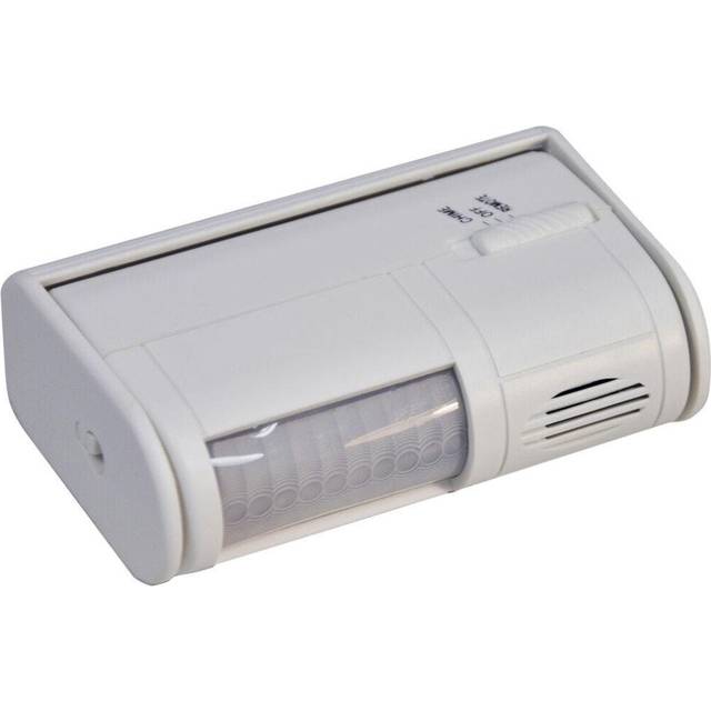 10m Wireless PIR Motion Detector Sensor Alarm Wall Mount Visitor Shop Door Chime