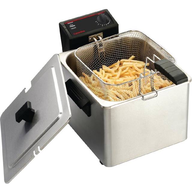 Caterlite Light Duty Single Tank Single Basket Countertop Electric Fryer 3kW