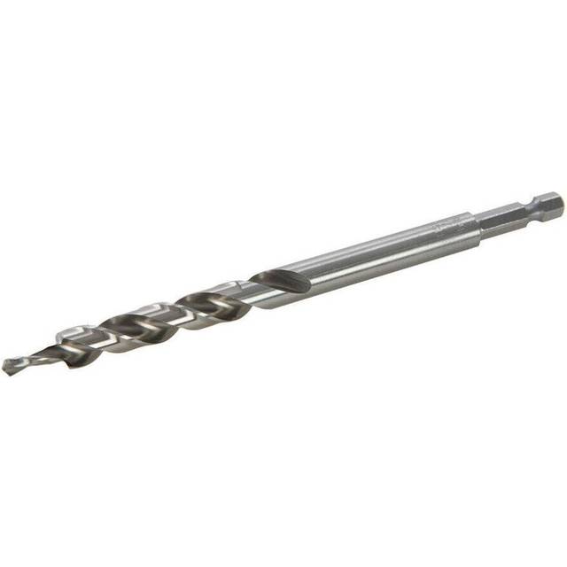 9.5mm x 152mm QUICK CHANGE Pilot Stepped Drill Bit HSS Pocket Hole Wood Tool