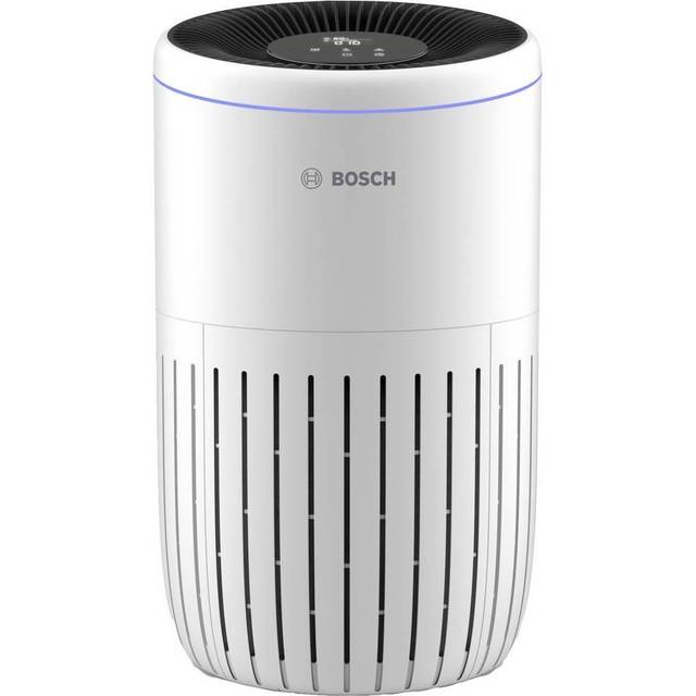 Bosch Air 4000 Luftreiniger - Für Räume bis zu 62,5 m² - Entfernt effizient Schadstoffe - Mit 3-in-1 Luftfilter, Smart Sensor, Automatikmodus, Ruhemodus (< 25 dB(A)) - CADR: 300 m³/h