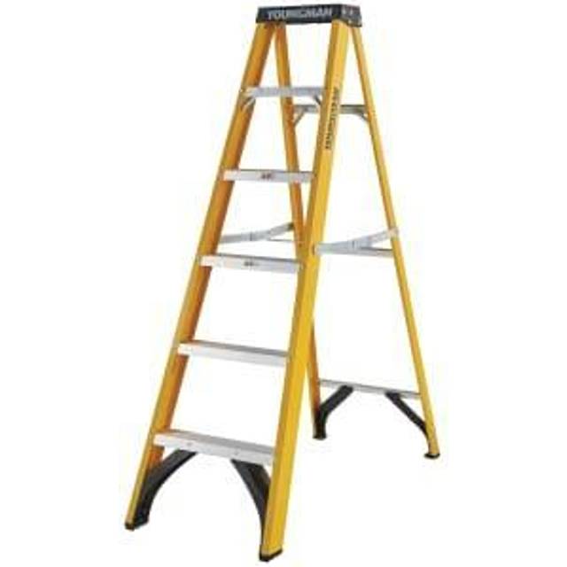 Werner Fibreglass Swingback Step Ladder 6 Tread SWH 2.59m
