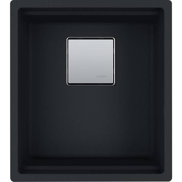Franke KNG110 37 MB Kubus Fragranite Single Bowl Undermount Sink - MATTE BLACK