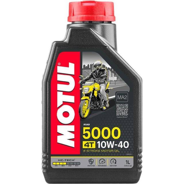 Motul 5000 10w40 4t semi synthetic motorcycle engine oil semi synth 1 litre