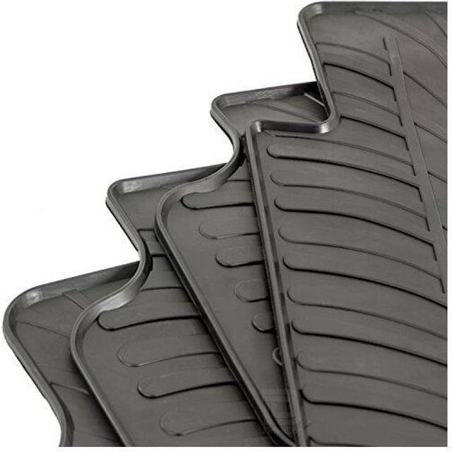 Car Mats for Audi A3 (3 & 5 Door) (8V) 2012 - 2020 | Gledring Custom-Fit Black Rubber Floor Mat Set