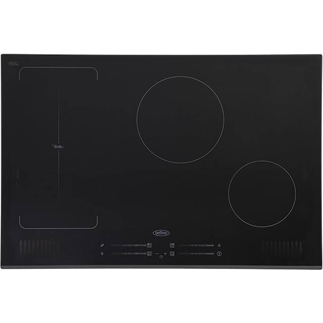 Belling IHL773 444411634 77cm Touch Control Black Induction Hob with Bridge Zone