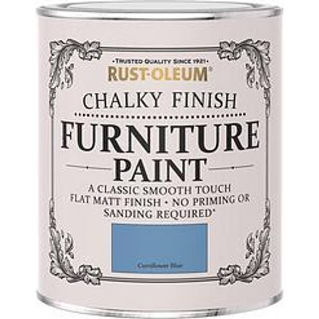 Rust-Oleum Chalky Furniture Paint - CORNFLOWER BLUE - 750ml - Blue