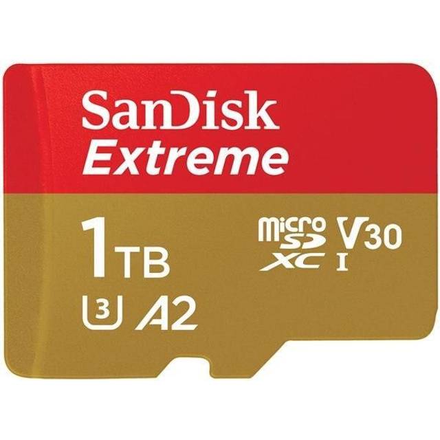 SanDisk Extreme microSDXC Class 10 UHS-I U3 V30 A2 190/130MB/s 1TB