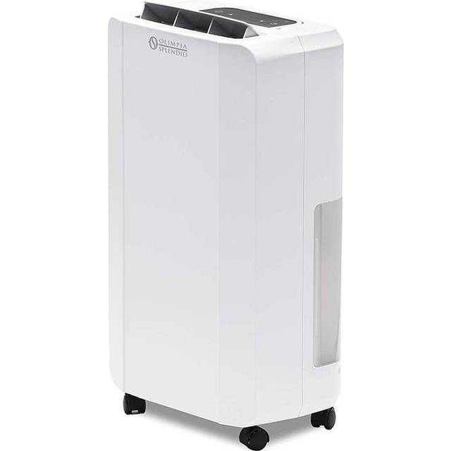 Olimpia Splendid Aquaria Slim 14 P Avfuktare med Avtagbar Tank, Timer, Ren Systemet och Naturlig Gas R290, 14 Litre Kapacitet, Vit