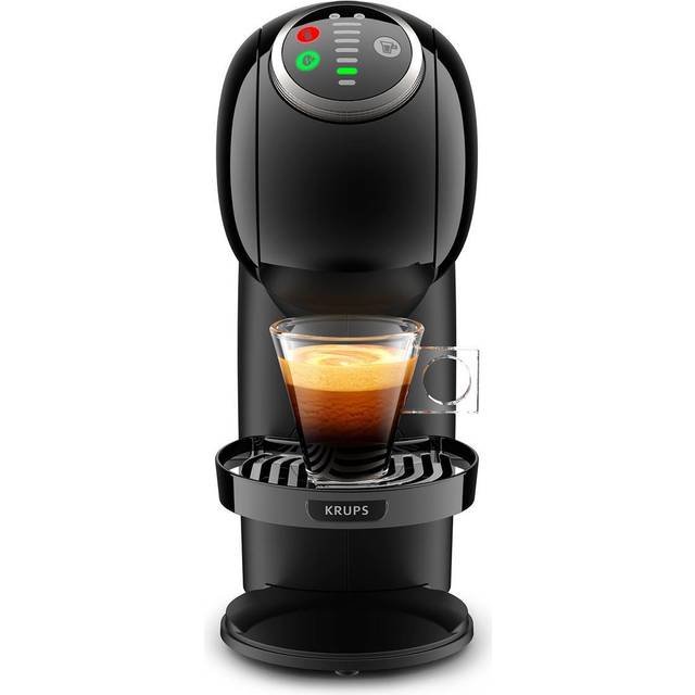 NESCAFE DOLCE GUSTO Krups Genio S PLUS KP3408, kaffemaskin för espresso och andra dryckeskapslar, automatisk, svart