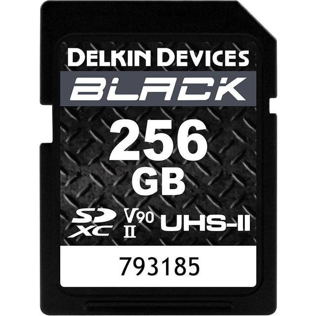 Delkin Devices 256GB BLACK UHS-II SDXC Rugged Memory Card - Black