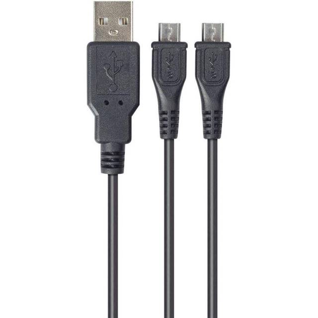 Charge & Play kabel PS4 - ladda två kontroller samtidigt